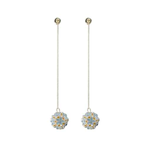 Серьги Corona style B005E1109312K002-GREY