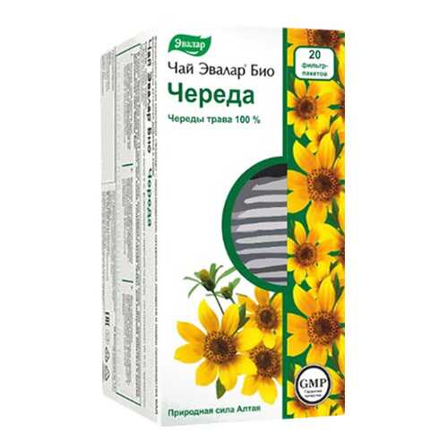 Чай Эвалар БИО череда, 20 фильтр-пакетов