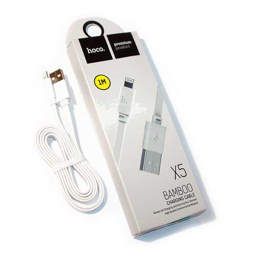 Кабель для зарядки и передачи данных Hoco X5 Bamboo USB - Lightning 1 м