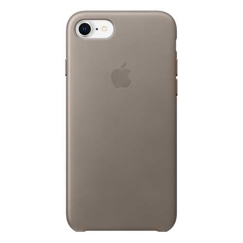 Кейс для Apple iPhone 8 / 7 Leather Case Taupe (MQH62ZM/A)