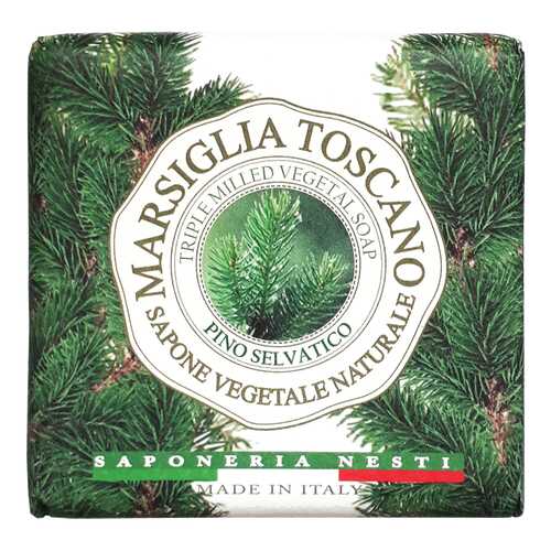 Косметическое мыло Nesti Dante Marsiglia Toscano Pino Selvatico Vegetal Soap 200 г