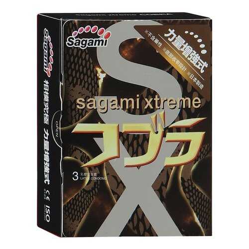 Презервативы Sagami Xtreme Cobra суженные к основанию 3 шт.