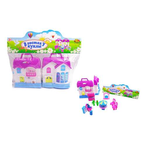 Игровой набор ABtoys Дом с мебелью и человечками