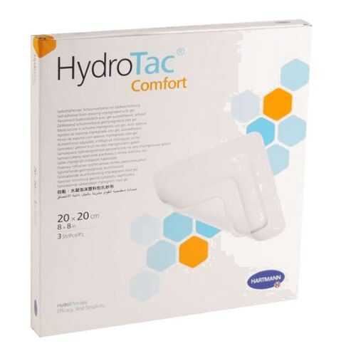Повязка Hydrotac comfort Гидротак комфорт губчатая самоклеящаяся 20х20 см 3 шт. 685822