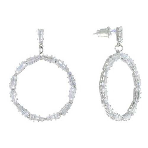 Серьги Corona Style B006E0011054 серебристые