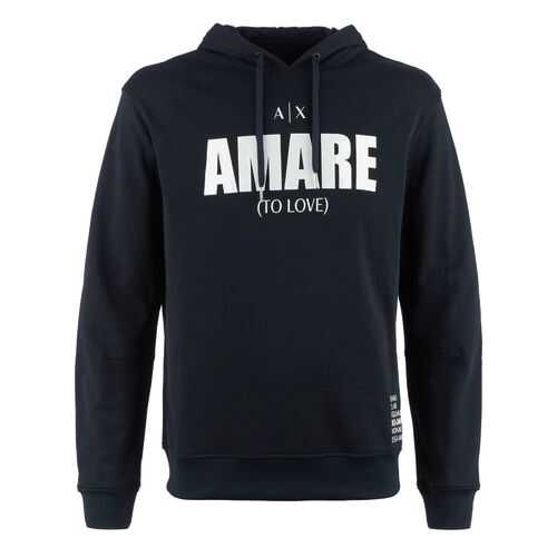 Толстовка мужская Armani Exchange 3HZMGP ZJ5CZ синяя XXL