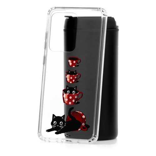 Чехол Samsung Galaxy S20 Ultra Kruche Print Котенок в чашке
