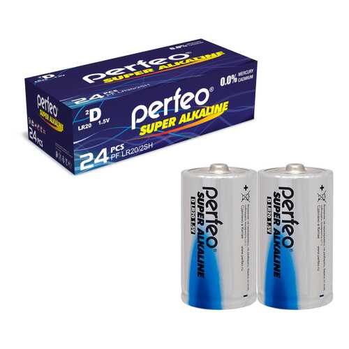 Батарейка Perfeo LR20/2SH Super Alkaline 10 шт