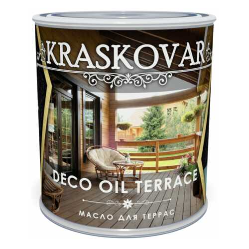 Масло для террас Kraskovar Deco Oil Terrace Волна 0,75л