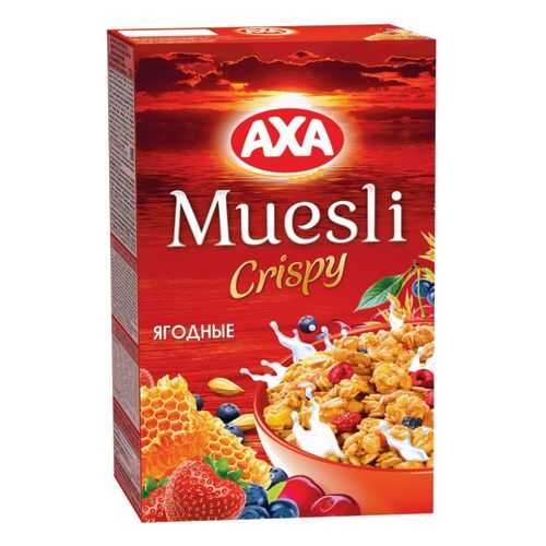 Мюсли crispy AXA ягодные 270 г
