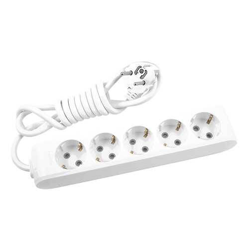 Удлинитель Panasonic X-TENDIA WLTB0455-2WH-RES, 5 розеток, 5 м, White