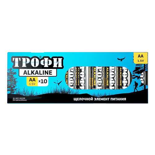 Батарейка Трофи LR6-10 box 10 шт
