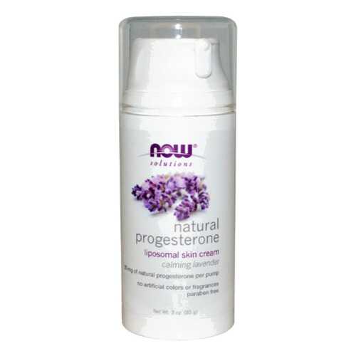 Крем для тела NOW Natural Progesterone Cream with Lavender 85 гр