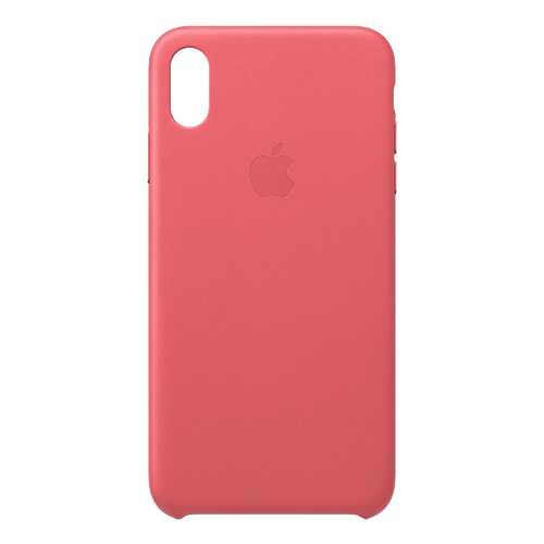 Кейс для iPhone Apple Leather XS Max кожаный розовый MTEX2ZM/A
