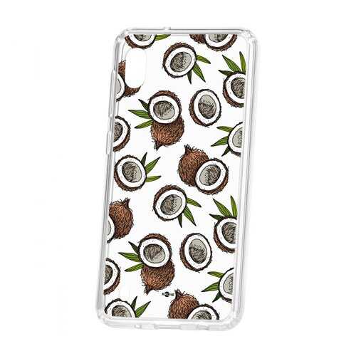 Чехол Kruche Samsung Galaxy A10 2019 Print Кокосы