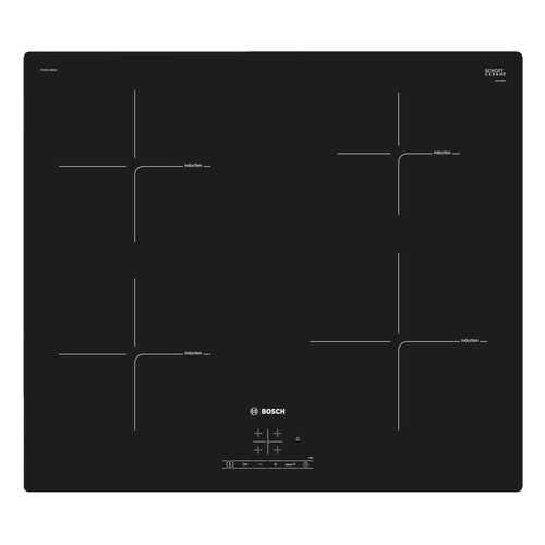 Встраиваемая варочная панель индукционная Bosch PUE611BB1E Black