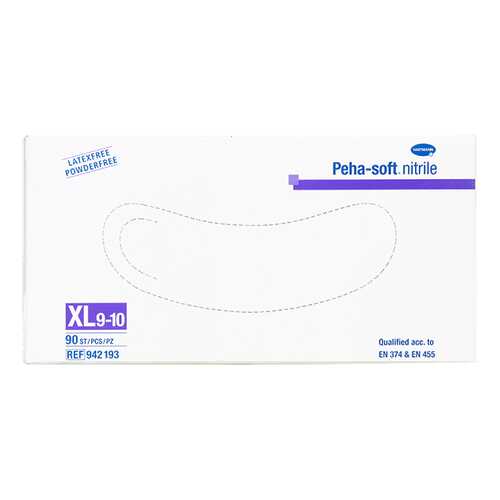 Перчатки HARTMANN Peha-soft nitrile диагностические нитриловые без пудры н/с ХL 90 шт.