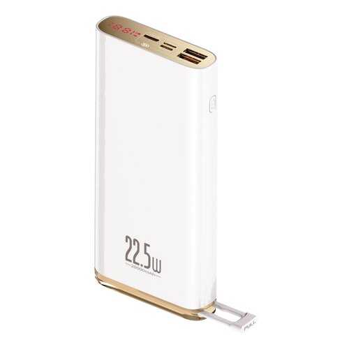 Внешний аккумулятор Baseus Starlight Digital Display Quick Charg 20000mAh White
