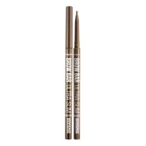 Ультратонкий механический карандаш для бровей luxvisage brow bar ultra slim тон 301 taupe