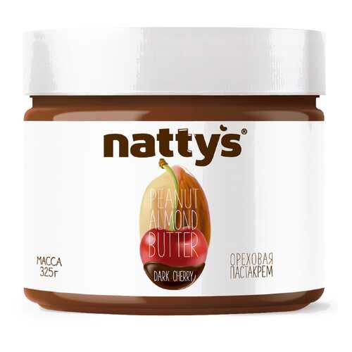 Паста Nattys Dark cherry ореховая с вишней и мёдом 325 г