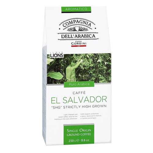 Кофе молотый Dell Arabica El Salvador 250г