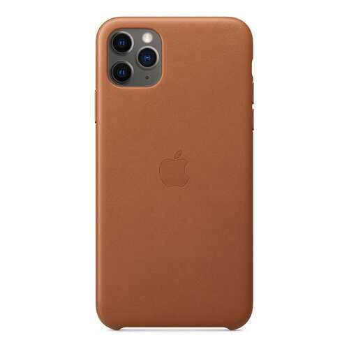 Чехол Apple для iPhone 11 Pro Max Leather Case - Saddle Brown