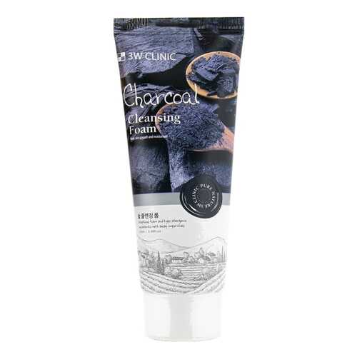 Пенка для умывания 3W Clinic Charcoal Foam Cleansing 100 мл