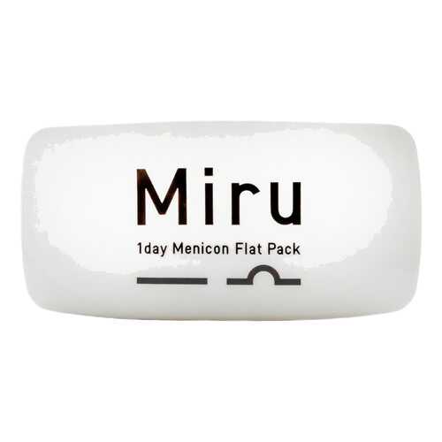 Линза контактная Miru 1 day Menicon Flat Pack -0,50 30 шт.
