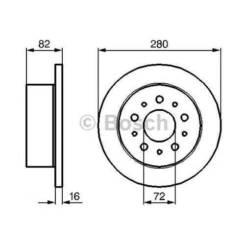 Тормозной диск Bosch 0986479065