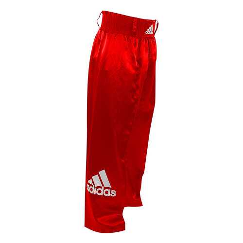 Брюки для кикбоксинга Adidas Kick Boxing Pants Full Contact красные 190 см
