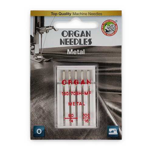 Иглы Organ металл.нити 5/90-100 Blister