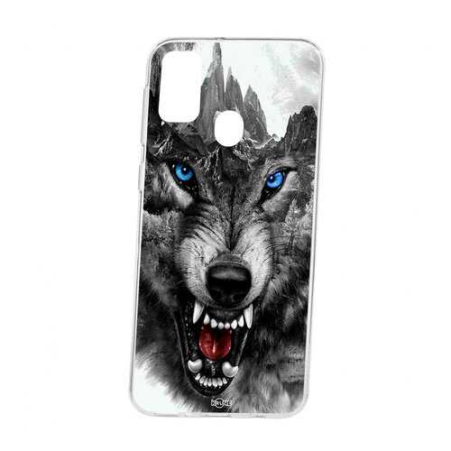 Чехол Kruche Samsung Galaxy M30S Print Волк