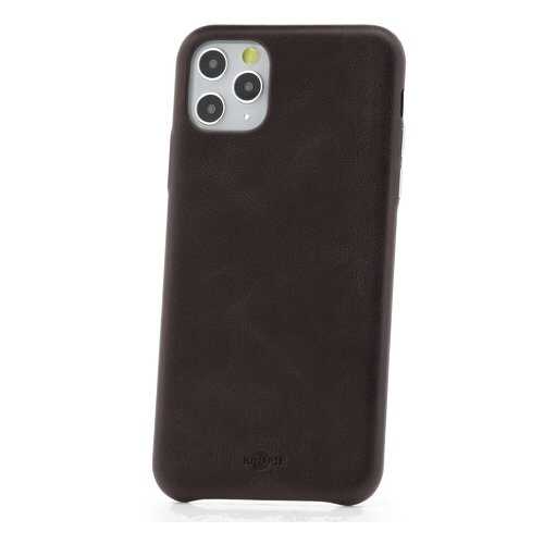 Чехол Apple iPhone 11 Pro Kruche IXSMAXL E02 Leather Dark Brown