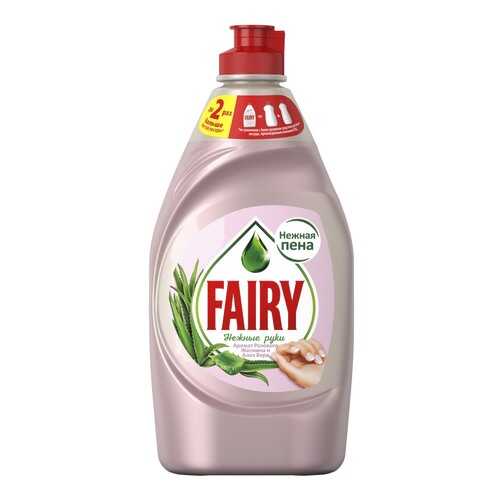 Средство для мытья посуды Fairy нежные руки розовый жасмин и алоэ вера 450 мл