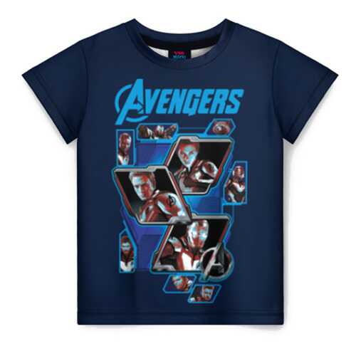 Детская футболка ВсеМайки 3D AVENGERS, размер 128