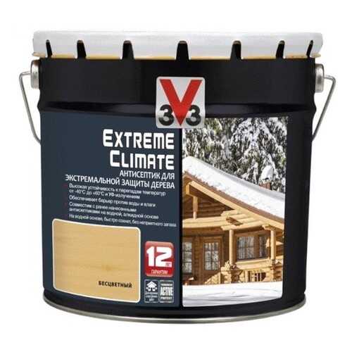 Антисептик для экстремальной защиты V33 Extreme Climate 9 л, Цвет бесцветный