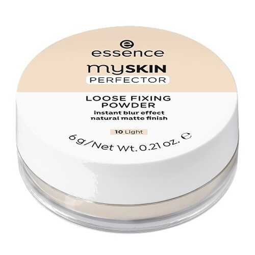 Пудра рассыпчатая essence My Skin Perfector фиксирующая - 10 light