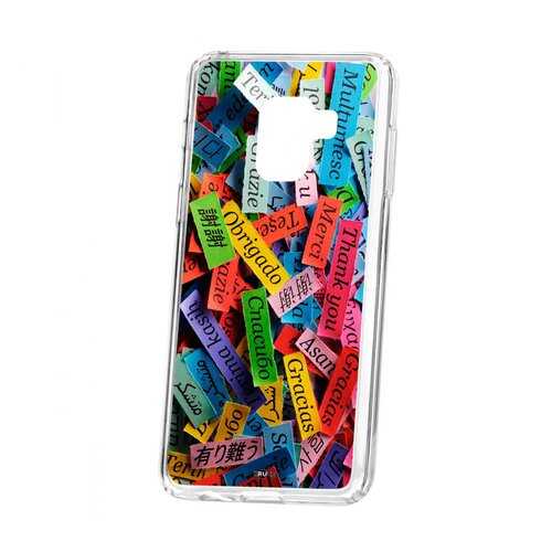 Чехол Kruche Samsung Galaxy A8 2018 (A530) Print Thank you