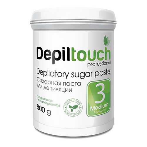 Сахарная паста для депиляции Depiltouch Depilatory Sugar Paste Medium №3 средняя, 800 гр