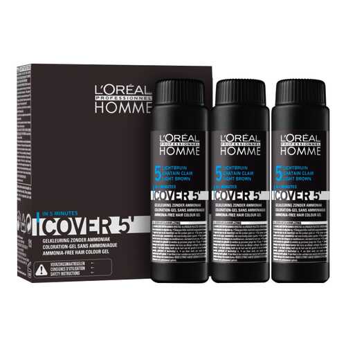 Оттеночный гель L'Oreal Professionnel Homme Cover 5 №5 Light Brown 150 мл