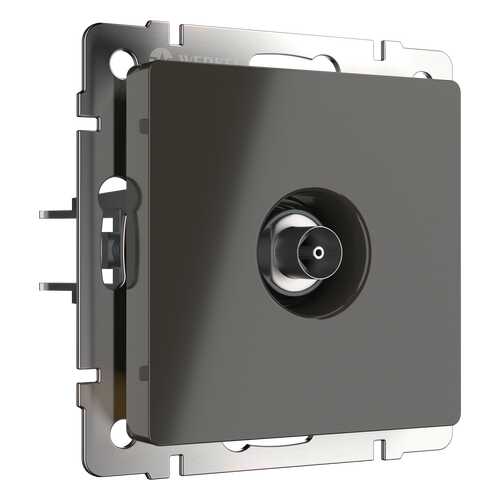 Телевизионная розетка Werkel проходная WL07-TV-2W a033756 серо-коричневый