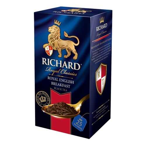 Чай черный Richard royal english breakfast 25 пакетиков