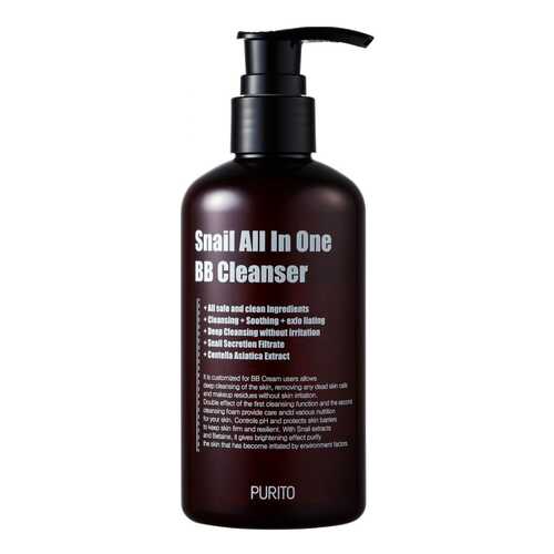 Гель для умывания Purito Snail All In One BB Cleanser 250 мл