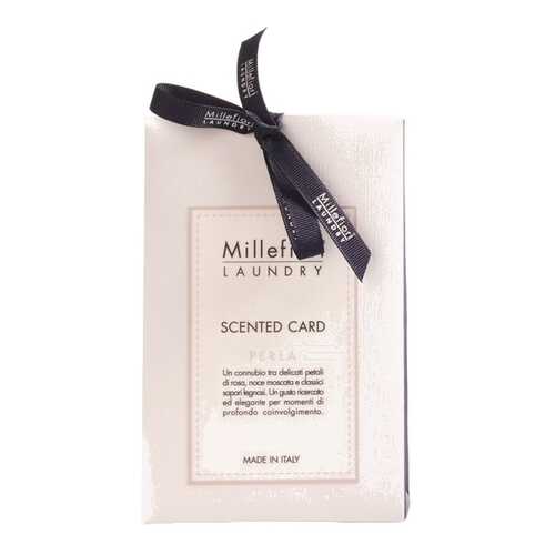Ароматическая карточка Millefiori Milano Жемчужина Laundry Scented Card Perla 3 шт