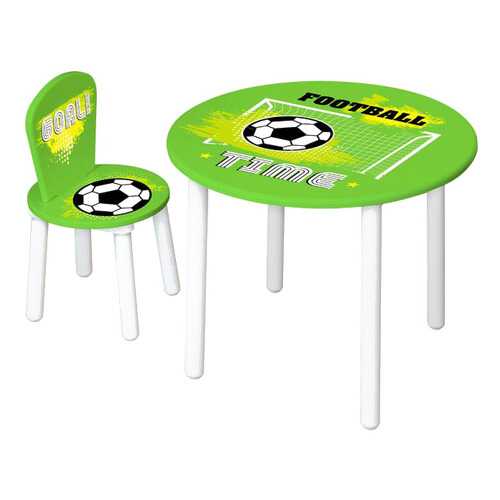 Комплект детской мебели Polini Kids Fun 185 S Футбол, зеленый