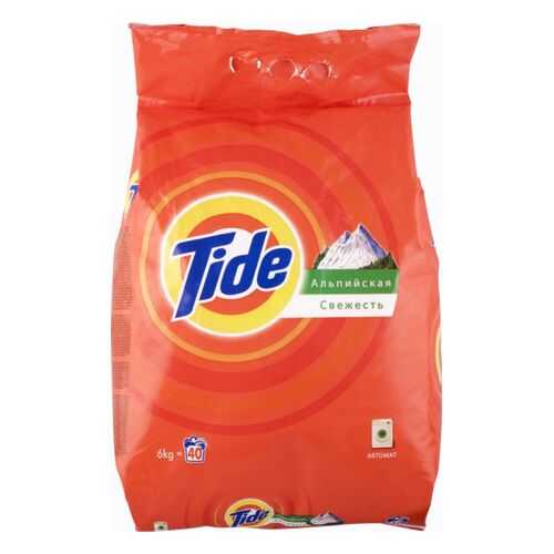 Порошок для стирки Tide альпийская свежесть автомат 6 кг