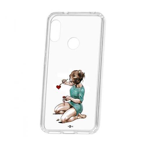Чехол Kruche Xiaomi Redmi 6 Pro Print Рисуя любовь