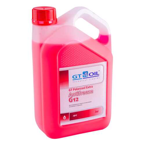 Антифриз GT OIL POLARCOOL EXTRA G12 красный 3кг
