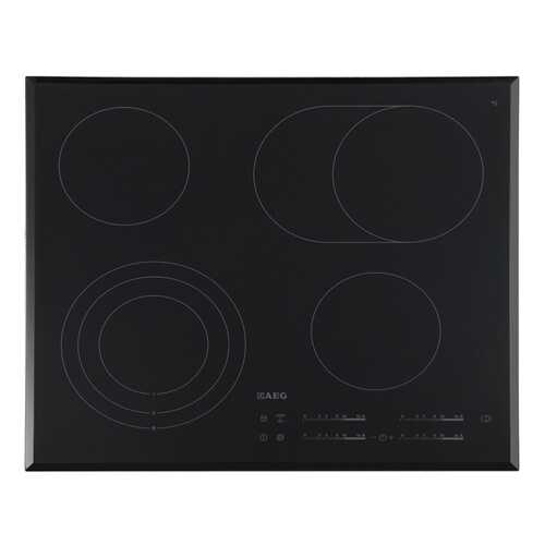 Встраиваемая варочная панель электрическая AEG HK565407FB Black