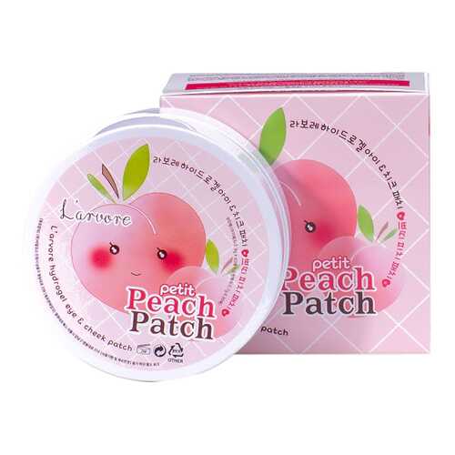 Патчи для глаз L’arvore Hydrogel Eye & Cheek Petit Peach Patch 100 г
